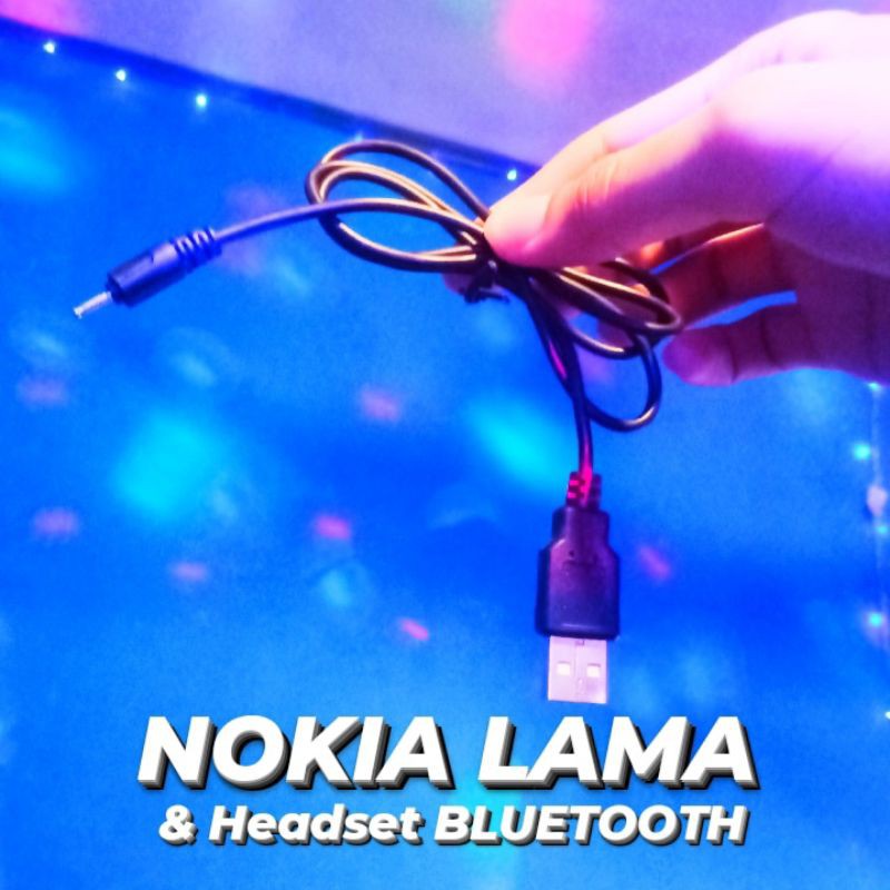 Kabel Cas Nokia Lama | Kabel Cas Headset Bluetooth Keong | Kabel Cas Bulat | Tetta Shop