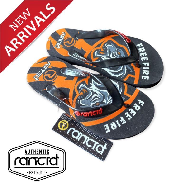 RANCID Sandal Distro Gaming FREE FIRE Anak 3-7 tahun size 28-32