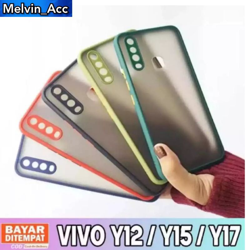 CASE VIVO Y12 VIVO Y15 VIVO Y17 MY CHOICE CASE AERO PELINDUNG CAMERA DOV SILIKON