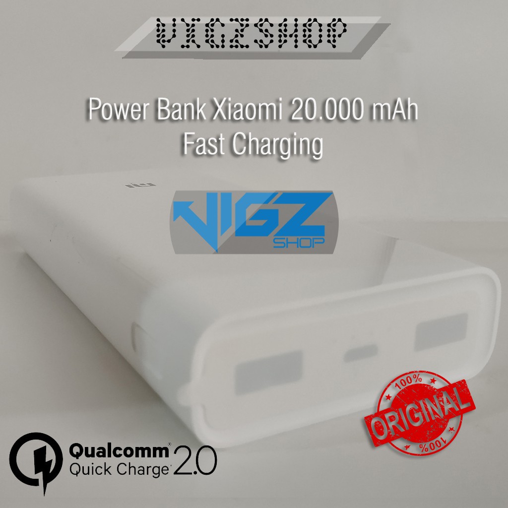 Power Bank Xiaomi Mi 2 Fast Charging Original 100%