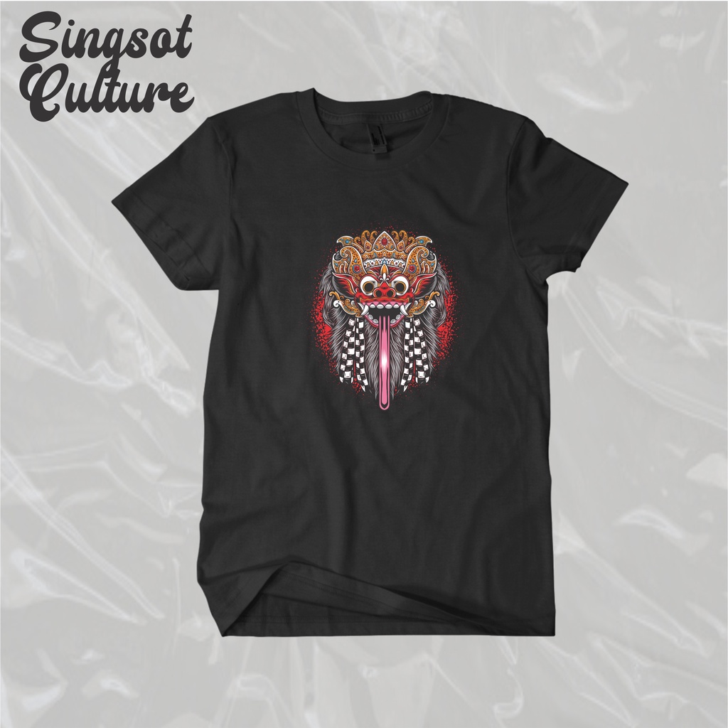 KAOS BUDAYA KAOS LEAK BARONG BALI KAOS BALI