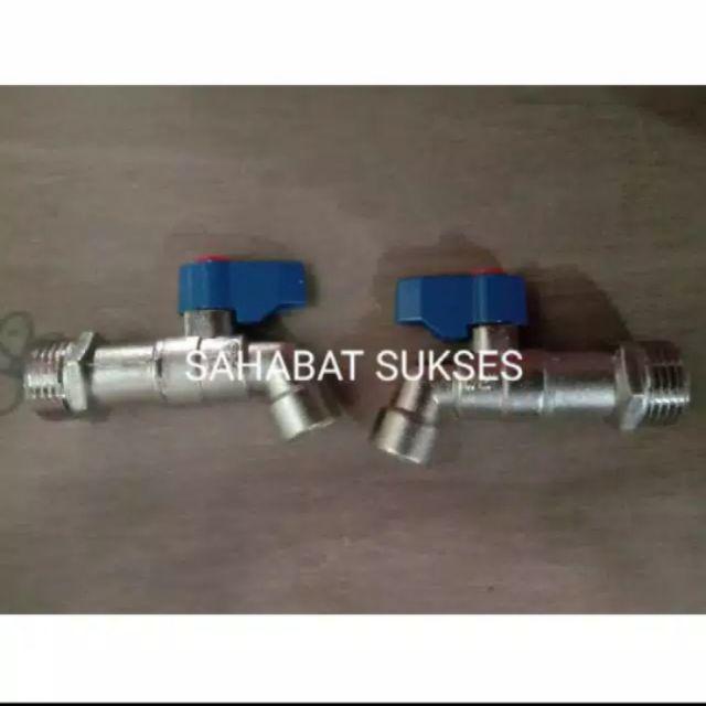 Kran Tembok Hpp Besi Model / Tiruan Onda Gagang Pendek Uk. 1/2 Dan 3/4 Murah