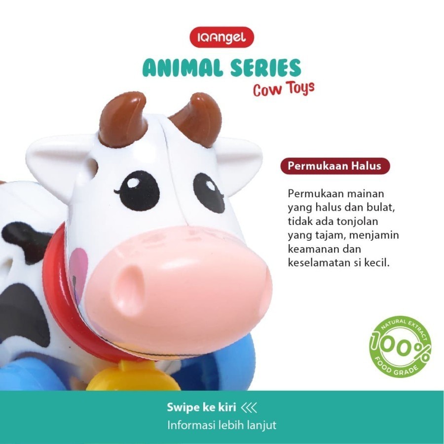 IQ Angel Cow Toys / Mainan Edukatif Bayi Anak Sapi Cow