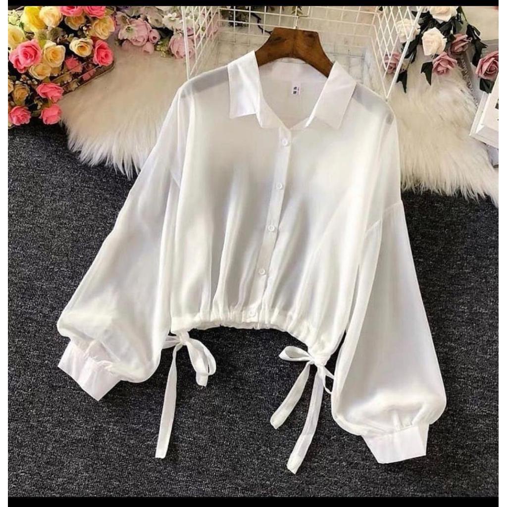 1KG MUAT 5PCS | TWIN COMBI BLOUSE BASIC SHIRT TOP RUFFLE HITS OOTD SELEBGRAM FASHION GROSIR MURAH