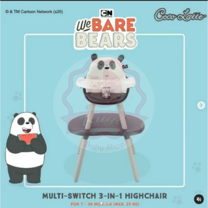 COCOLATTE MULTISWITCH 3IN1 HIGHCHAIR