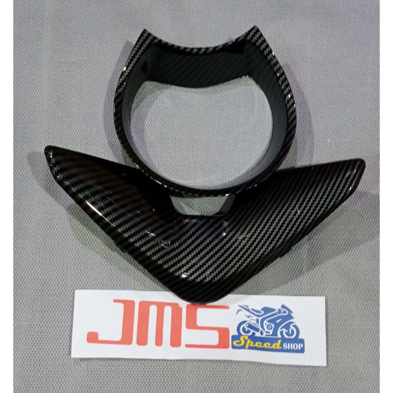 cover tutup karbon speedo meter dan cover tutup stang carbon Yamaha nmax old zoro