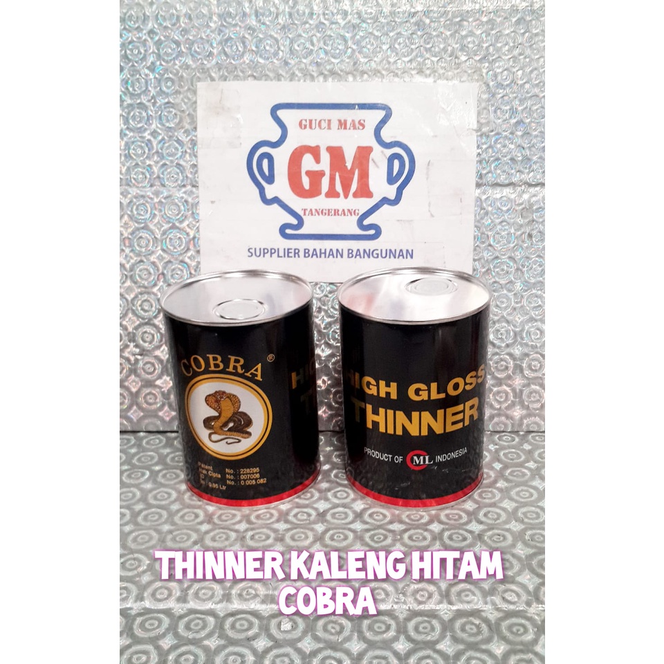 Thinner Kaleng Hitam COBRA  Thinner COBRA  Thinner Kaleng COBRA