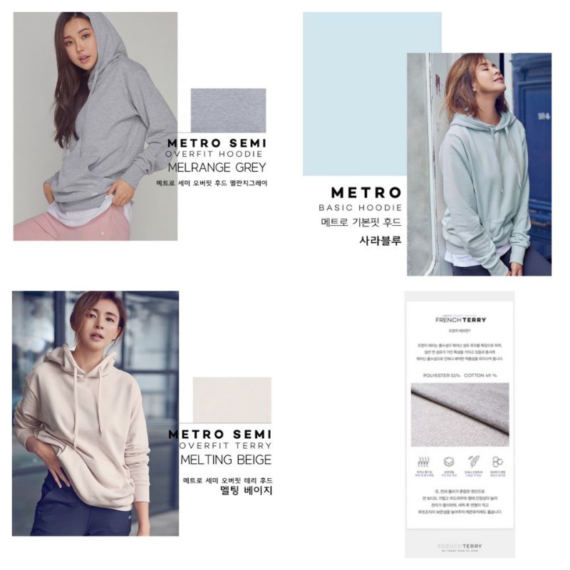 STL SEMI OVERFIT TERRY HOODIE