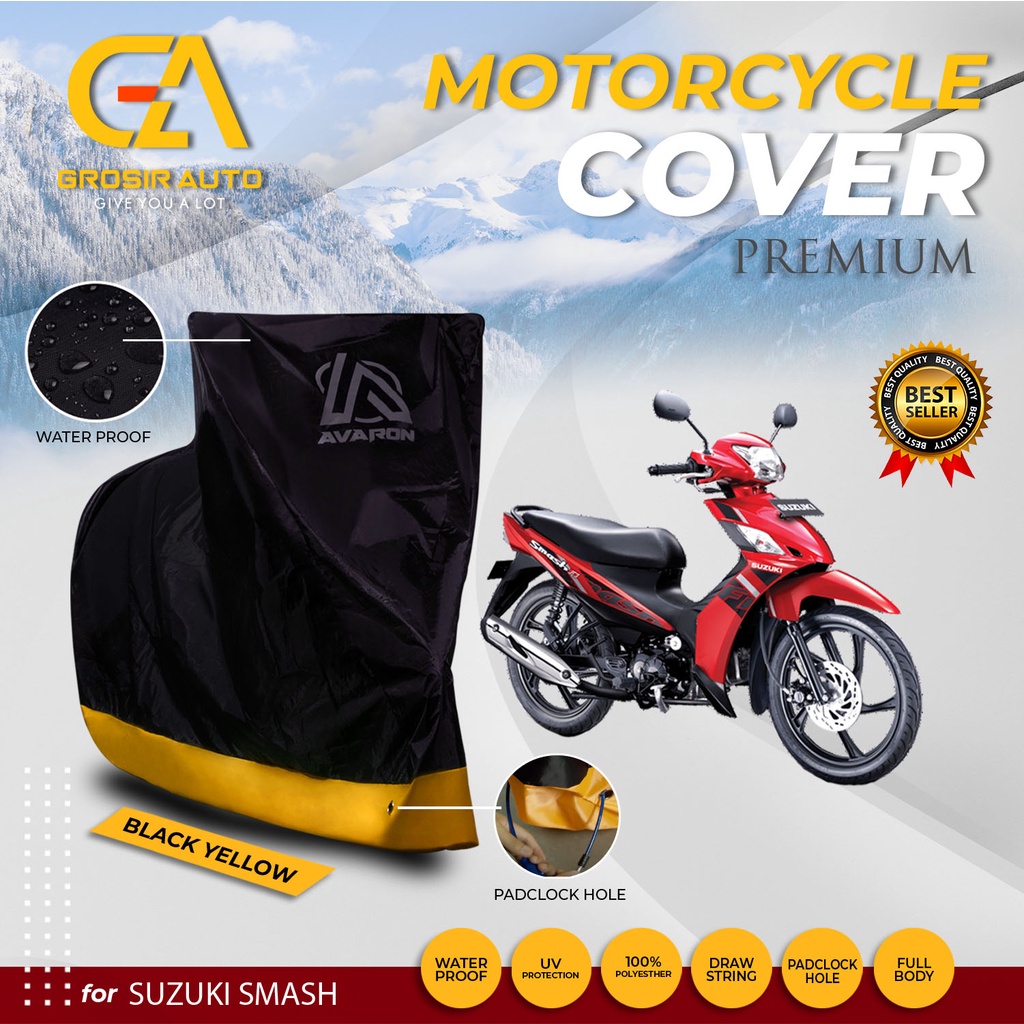 Sarung Motor PREMIUM AVARON SMASH / Penutup Pelindung Body Cover Merk AVARON Waterproof