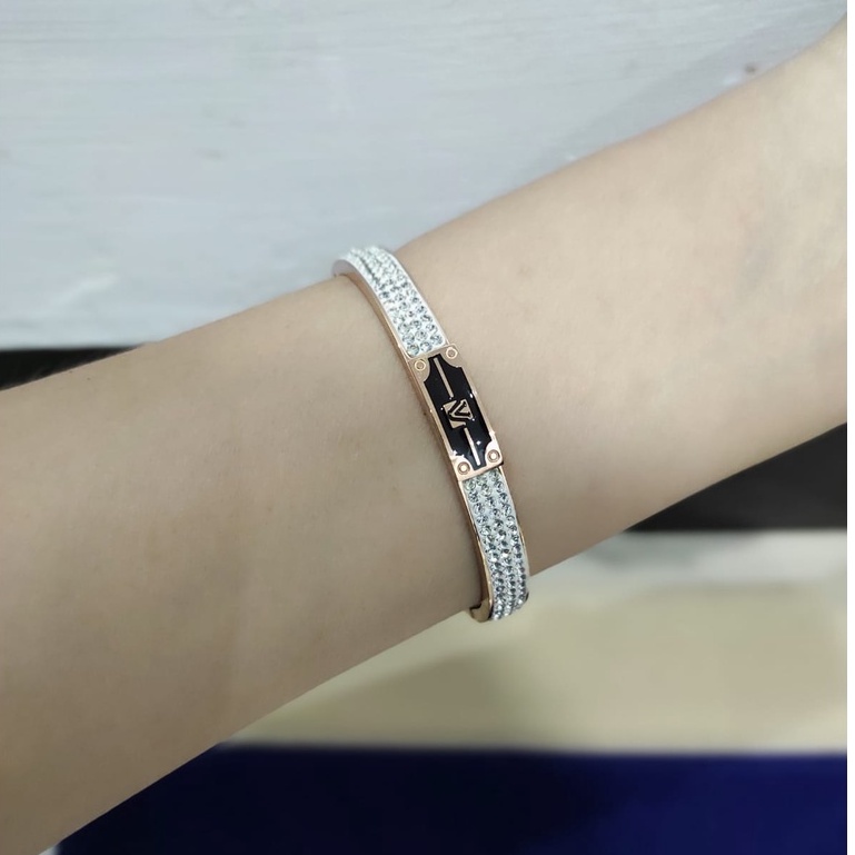 [4625] Gelang bangle titanium korea style anti karat - ercassia