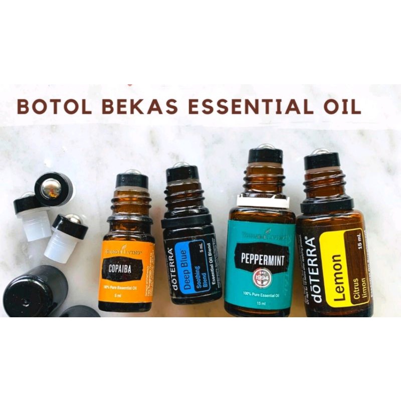 Jual Botol Bekas Essential Oil 5ml Dan 15ml | Shopee Indonesia