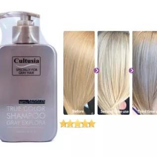 【●●●】 Cultusia Shampoo Silver 180ml / Cultusia Shampoo Grey / Shampoo Gray /Cultusia Shampoo Rainbow