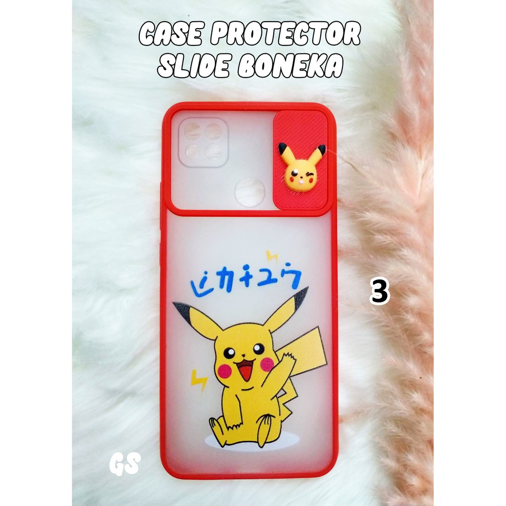 Case Iphone  11 5.8 PRO 11 6.1  11 6.5 PRO MAX Terbaru Murah Protector Slide  Boneka Protect Cover Lens Protection / cas pelindung handphone / case unik / case boneka