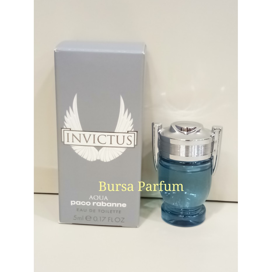 Miniatur Parfum Original - Paco Rabanne Invictus Aqua (2018) For Men