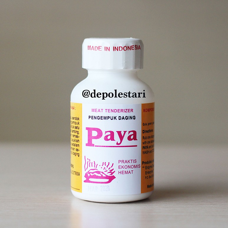

Paya Pengempuk Daging 70gram