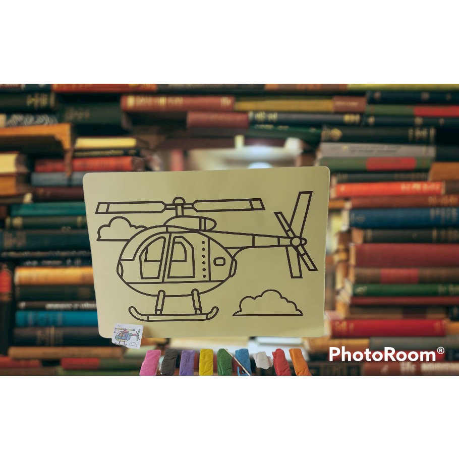 Mainan Edukasi Kertas Mewarnai Dengan Pasir | mewarnai dengan pasir | buku mewarnai | mewarnai murah