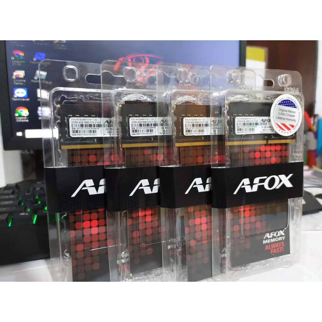 AFOX MEMORY SODIM DDR4 8GB 2666