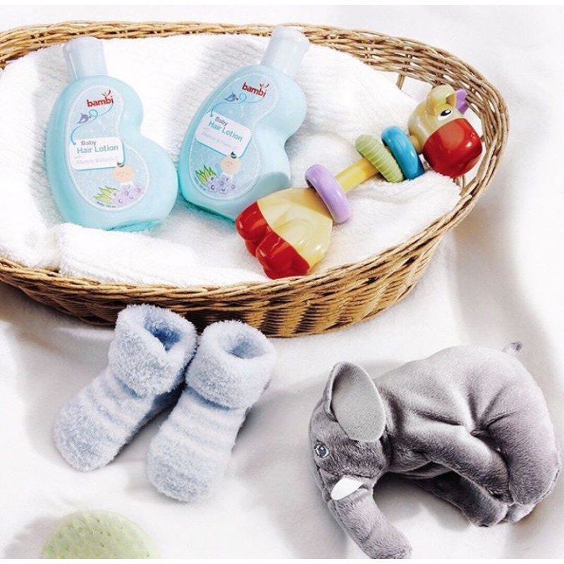Bambi Baby Hair Lotion With Candlenut, Aloe Vera &amp; Celery