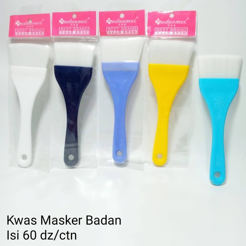 KUAS MASKER BODY GAGANG WARNA PREMIUM