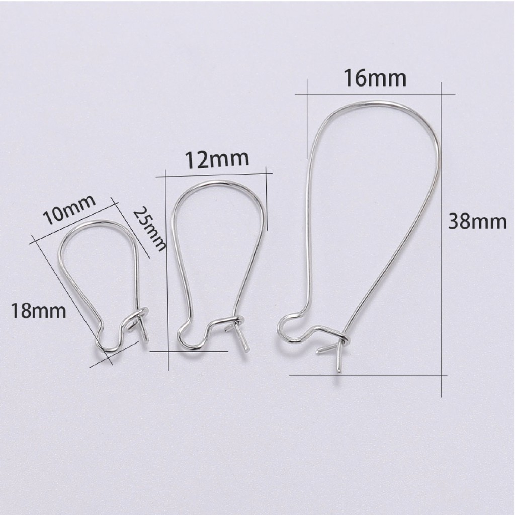 Kait Anting Gesper Model D Uk 3.2-4.5cm, Harga/100pc