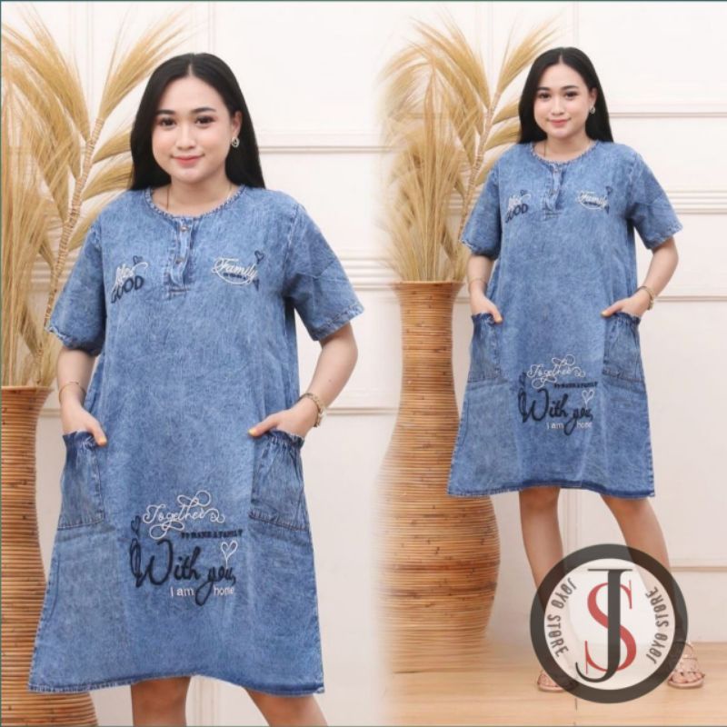 TERLARIS DASTER DENIM DEWASA Daster Jeans