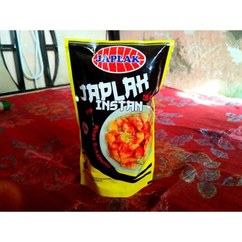 

japlak instans kemasan pouch khas sukabumi