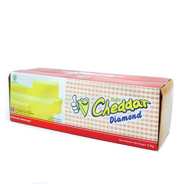 

Diamond Cheddar 2Kg - Keju Cheddar 2 Kg