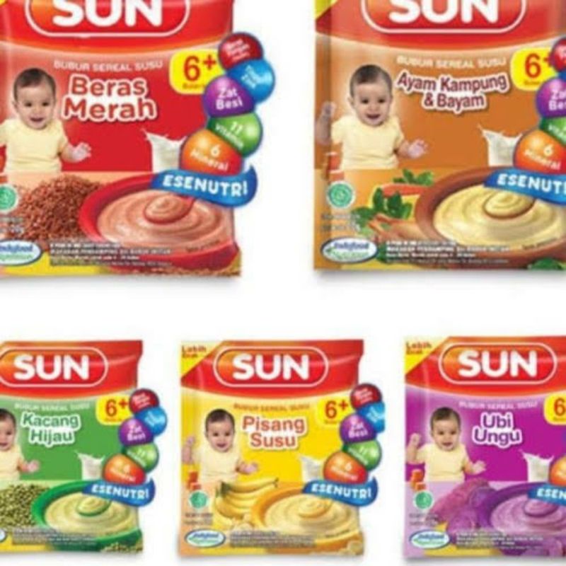 Sun Bubur bayi sachet @20gr