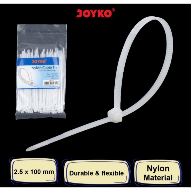 kabel tis 10cm pengikat nylon cable ties