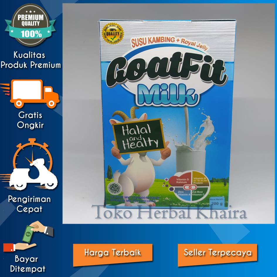 

GOATFIT MILK ROYAL JELLY SUSU KAMBING ETAWA RASA ORIGINAL