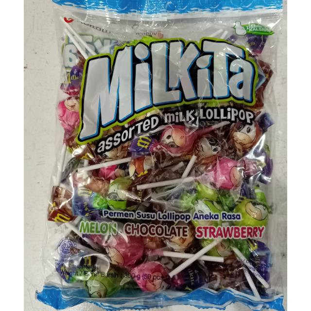 

Permen milkita per pak isi 50 pcs