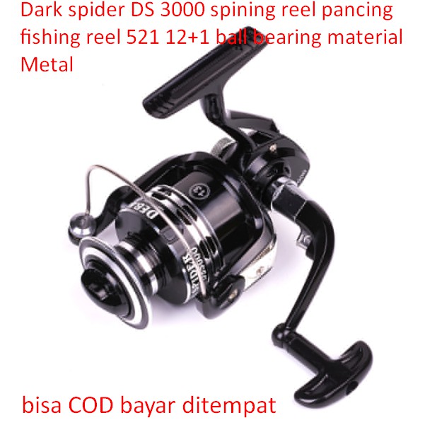Dark spider DS 3000 spining reel pancing fishing reel 521 12+1 ball bearing material Metal