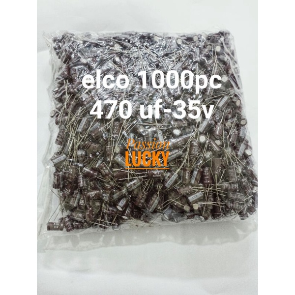 ELCO GROSIRAN ISI 1000PC 100UF-50V /470 UF-50 V /220 UF-35 V