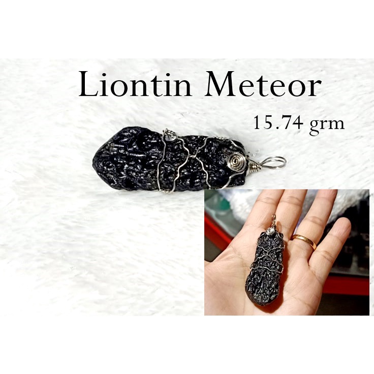 Liontin Asli batu meteor /satam antik