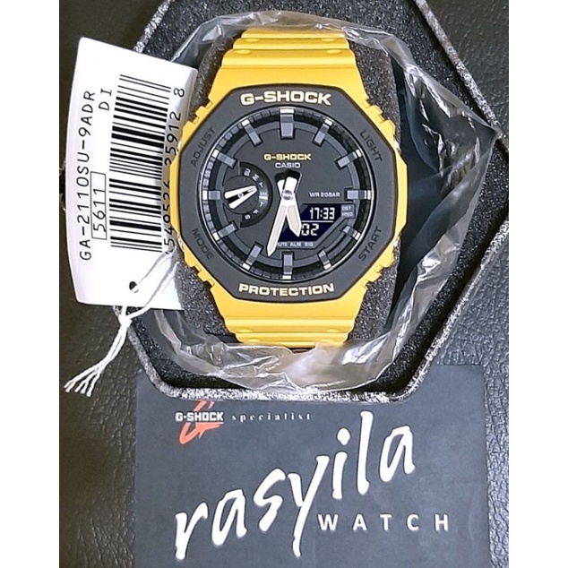 Casio G-Shock GShock GA 2110SU / GA2110SU - 9ADR / 9A Yellow - Kuning