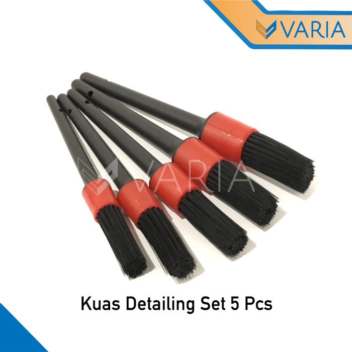 Kuas Auto Detailing Brush Set 5 Pcs Interior Eksterior Mobil Halus