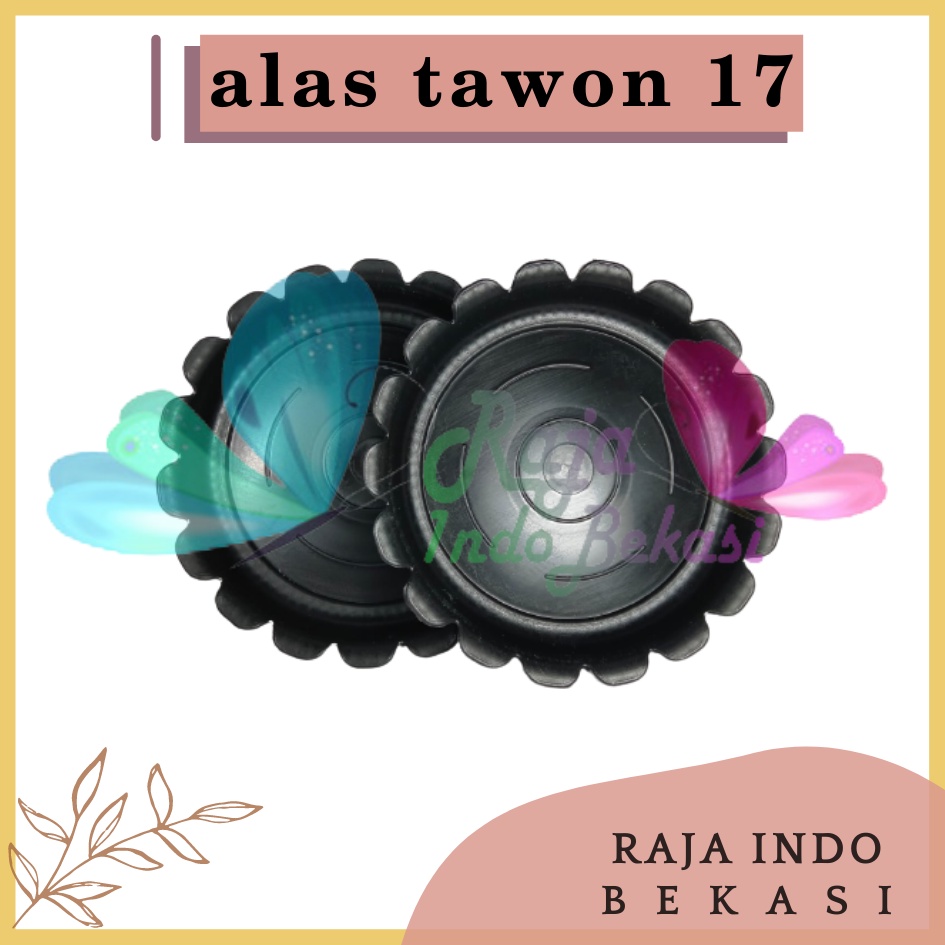 Alas Pot 17 Hitam Tray / Gbl / Eco / Alas Tawon 17 Hitam Tatakan Pot Tawon Pirus Hitam 21 18 Cm