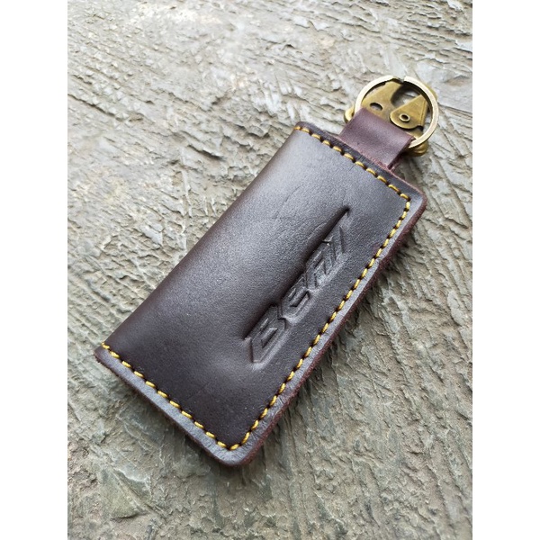 accecoris motor dompet STNK Honda beat kulit sapi asli