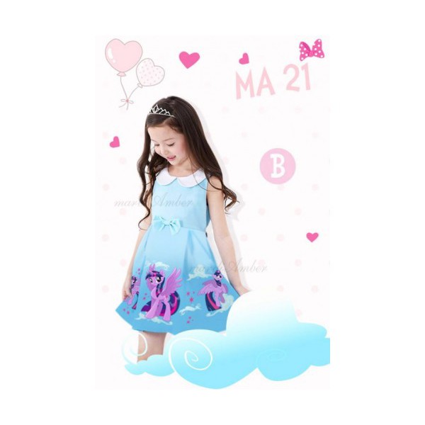 DRESS ANAK TWILIGHT SPARKLE MA 21 B