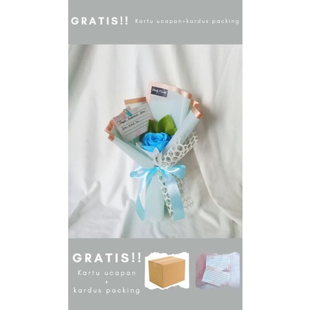 Buket Bunga Kado Hadiah Wisuda Perpisahan Graduation Cowok Cewek Murah