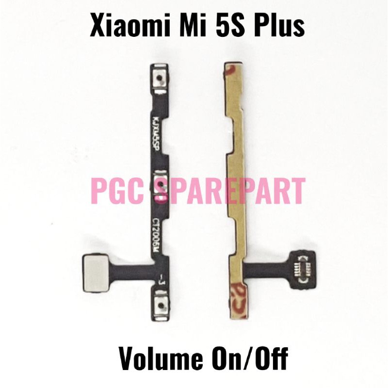 Flexible Konektor Power On Off + Volume Xiaomi Mi S5 Plus / Mi5s Plus / Mi 5s+ / 2016070 - Flexibel 