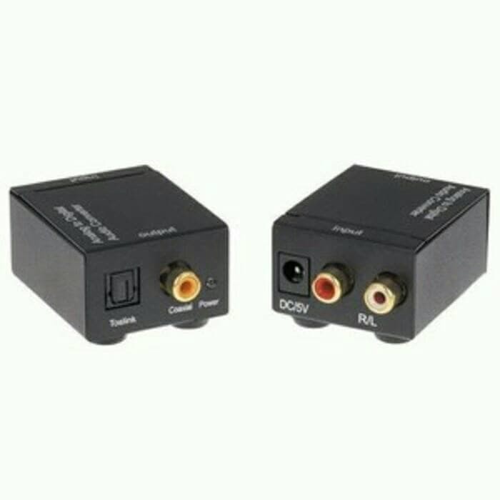 Converter Audio Digital Optic COAX To Analog RCA