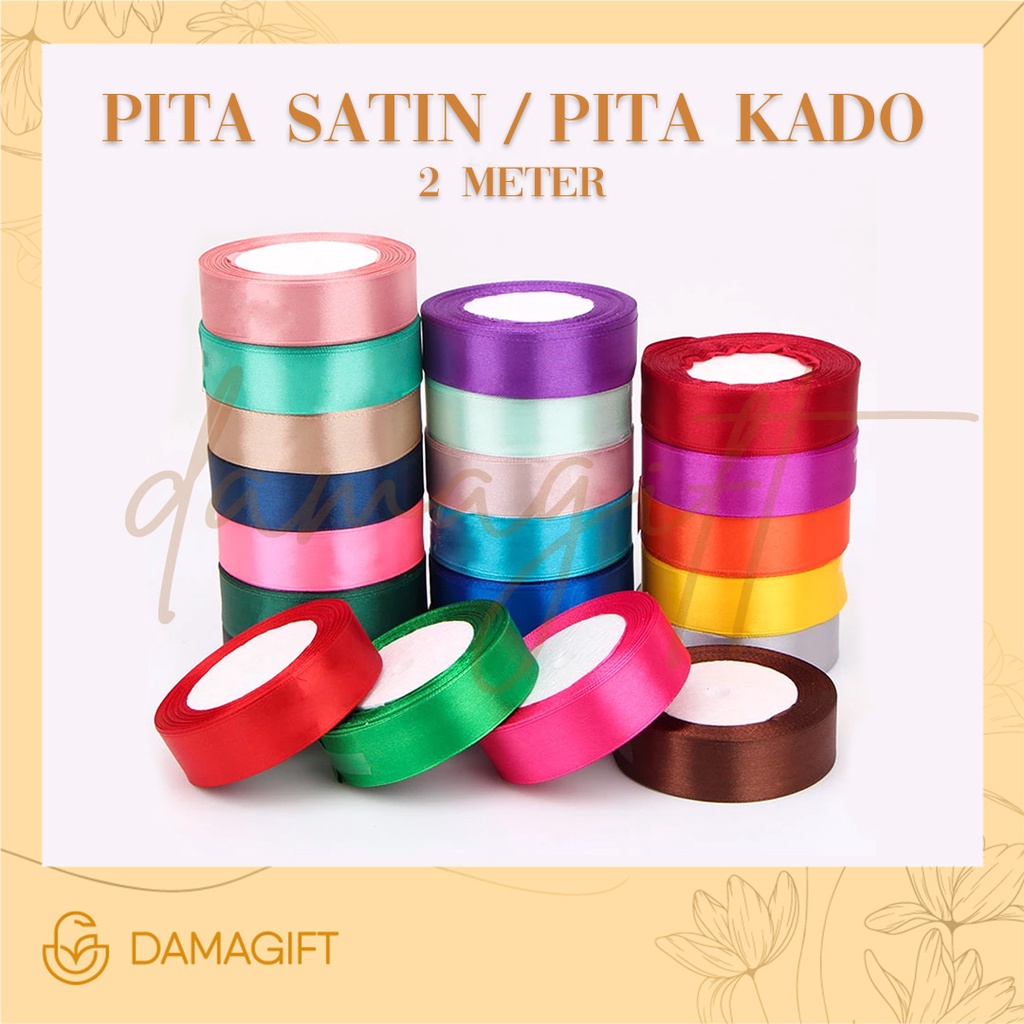 

[2 Meter] Pita untuk mempercantik segala jenis kado, hadiah, gif box, hampers