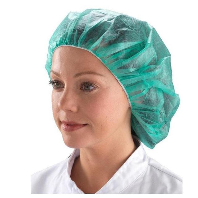  10Pcs Pelindung Kepala  Hair Cap Nurse Cap Hair Net Nurse 