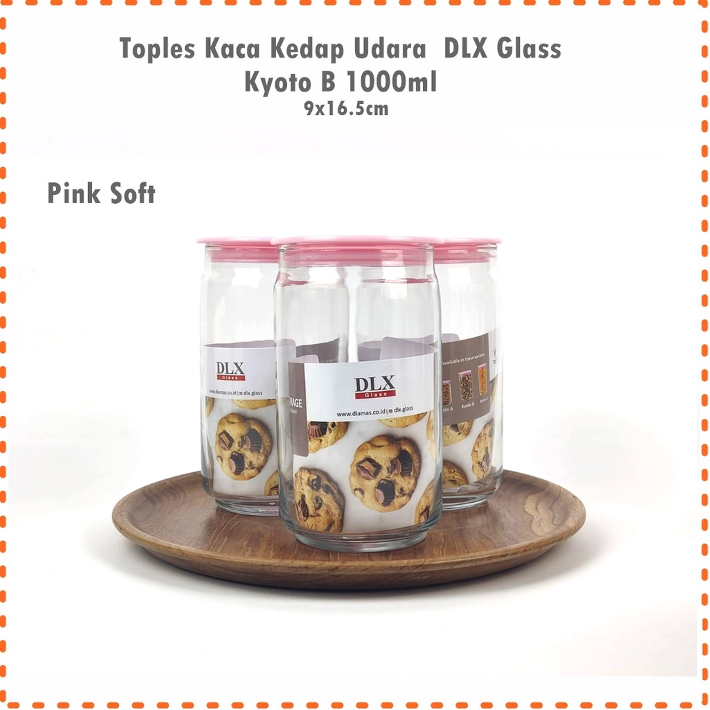 [SET 3 PCS] Toples Kaca DLX  Glass Kyoto B