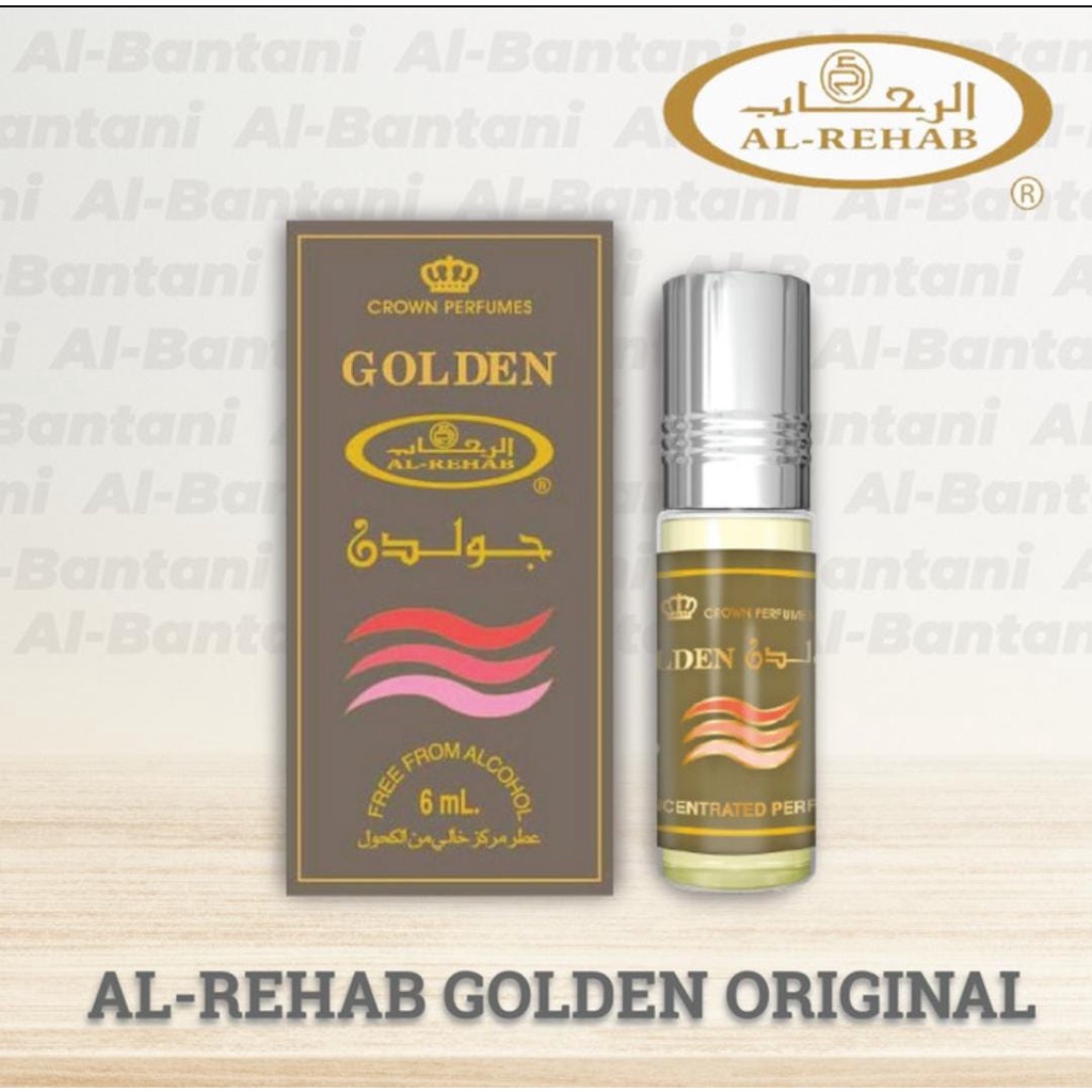 Alrehab Non Alkohol GOLDEN 6ml | Alrehab Non Alkohol