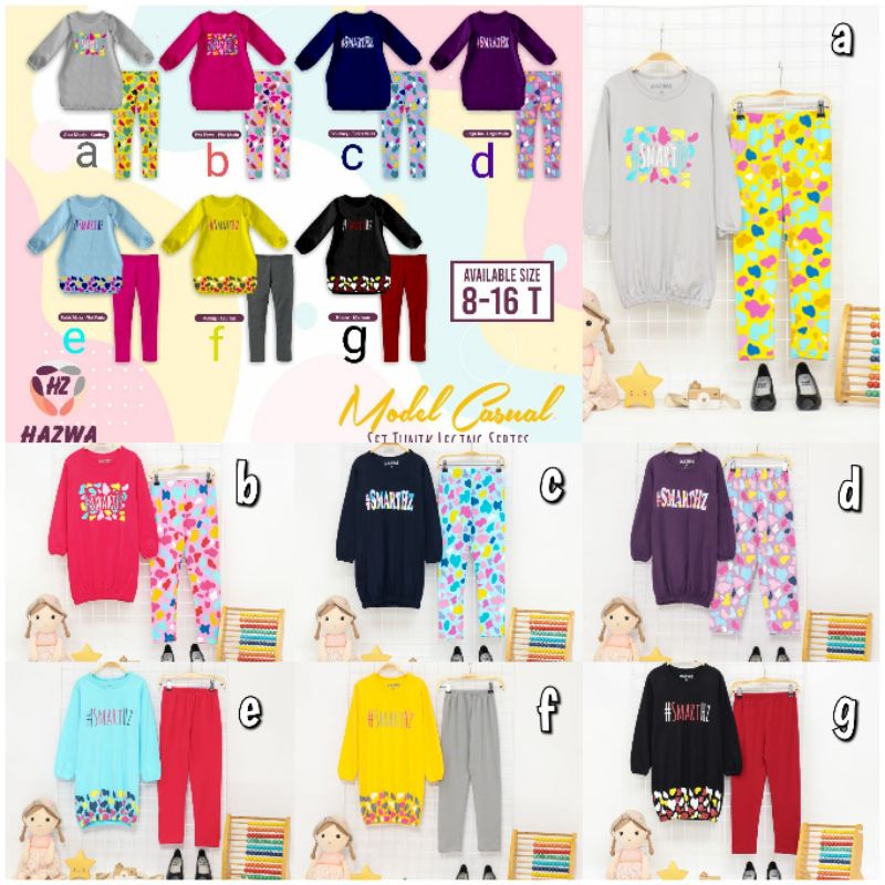 SETELAN HAZWA LEGGING CASUAL / SETELAN HAZWA LEGGING / SET HAZWA LEGGING / SET HAZWA COLLECTION