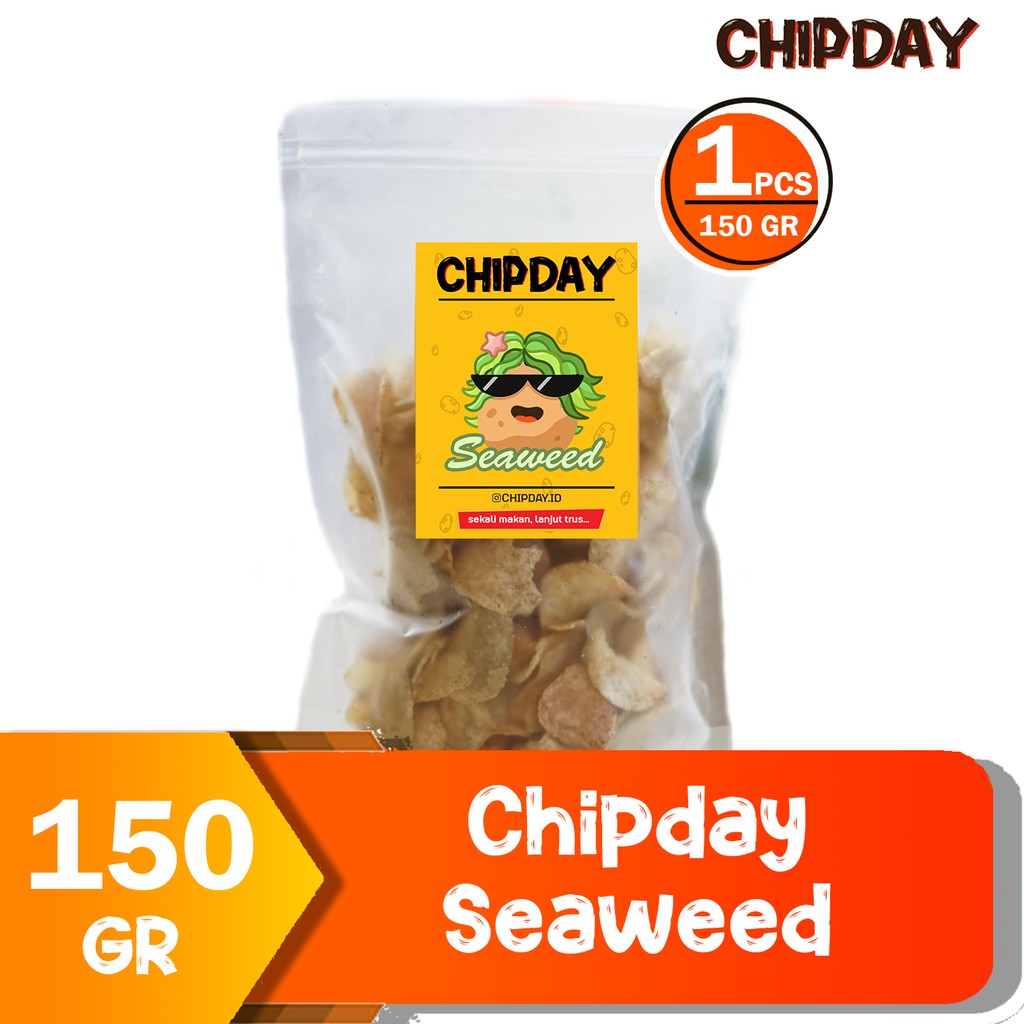 

Keripik Kentang - Chipday Seaweed Size 150Gr