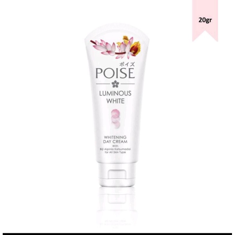 Poise Day Cream Luminous White Tube 20gr