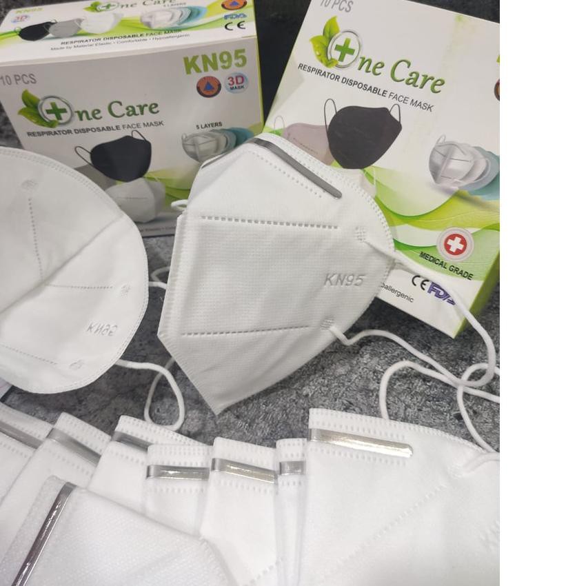 Masker KN95 Onecare Kawat Luar Perbox isi 10